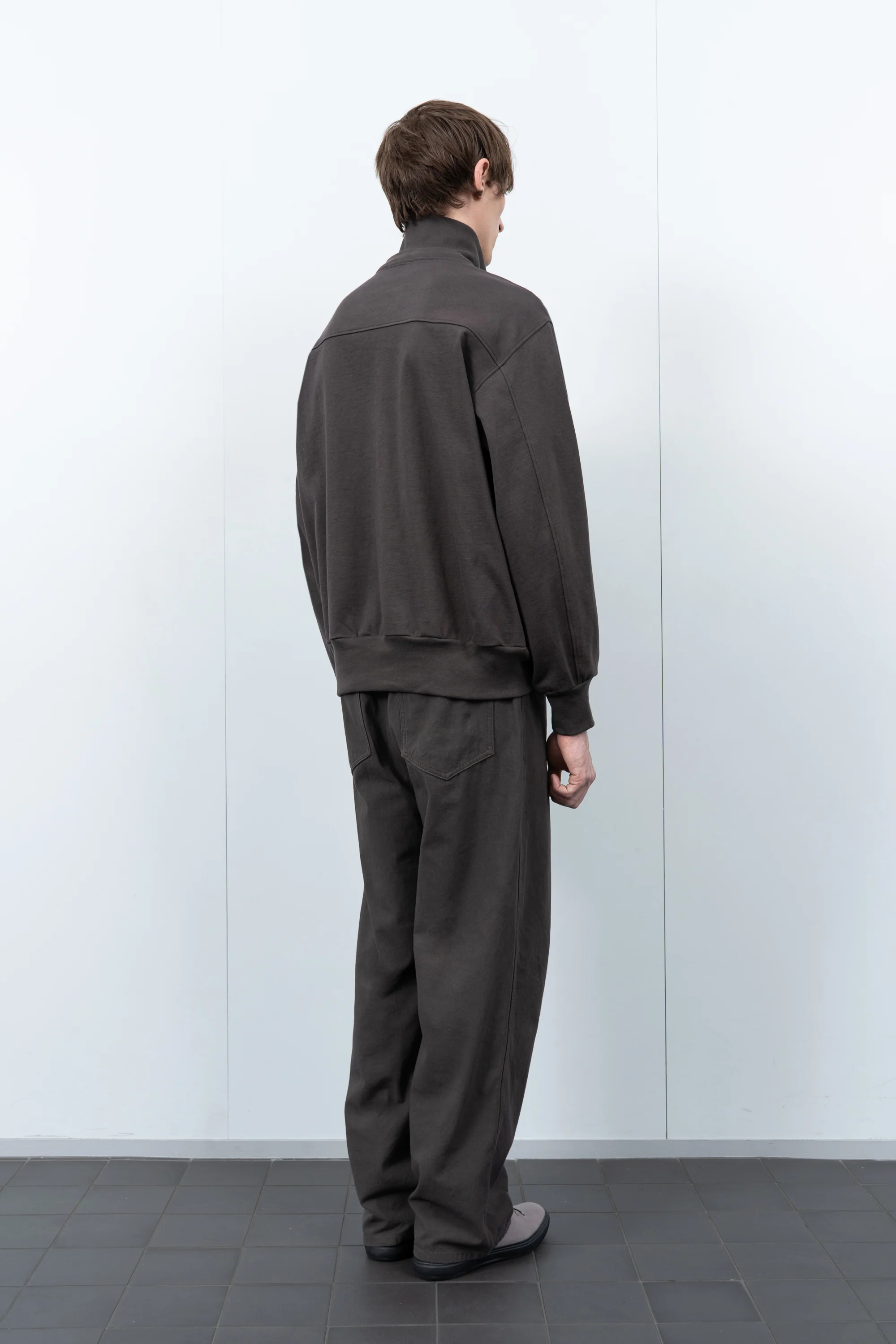 LADY WHITE CO. LAYERED 1/4 ZIP - PEWTER - Image 7