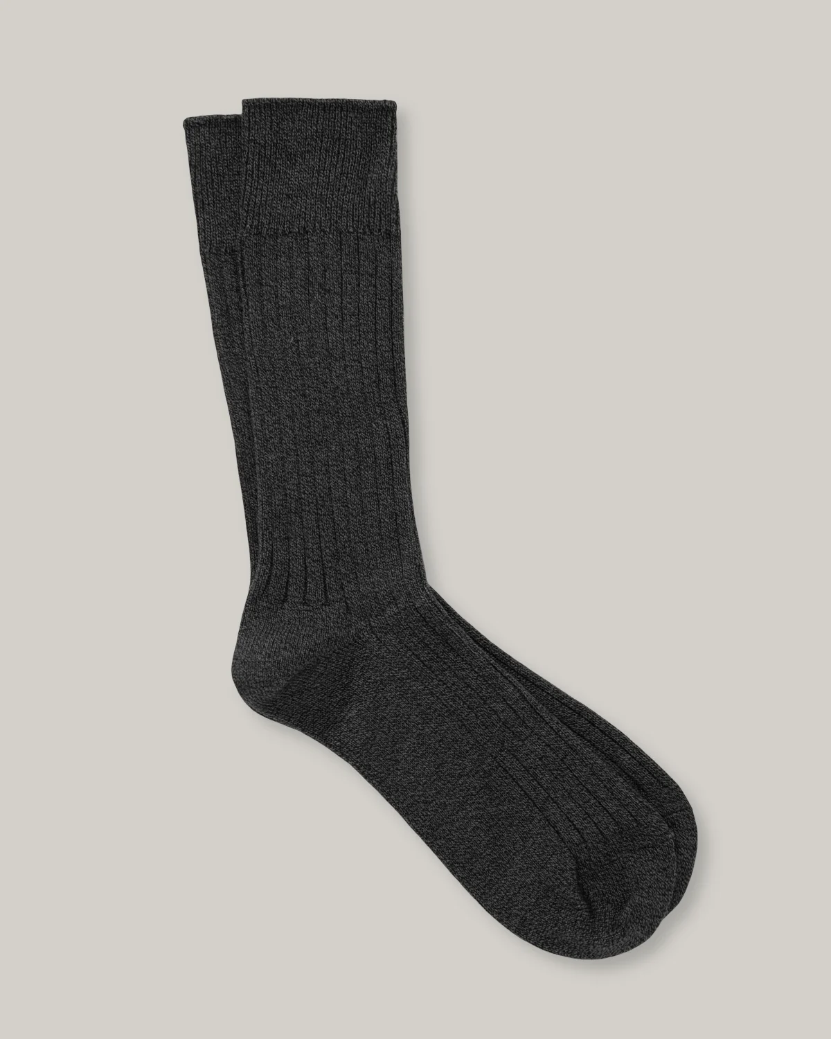 LADY WHITE CO. LW-C SOCK - BLACK MELANGE - Image 2