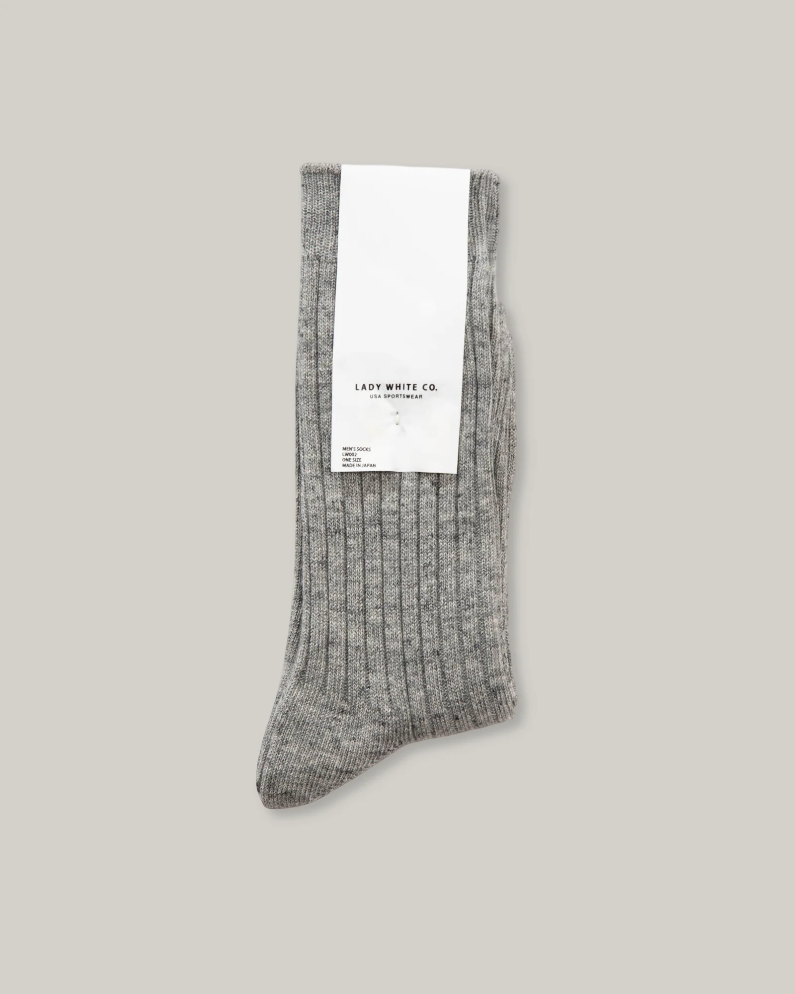 LADY WHITE CO. LW-C SOCK - GREY