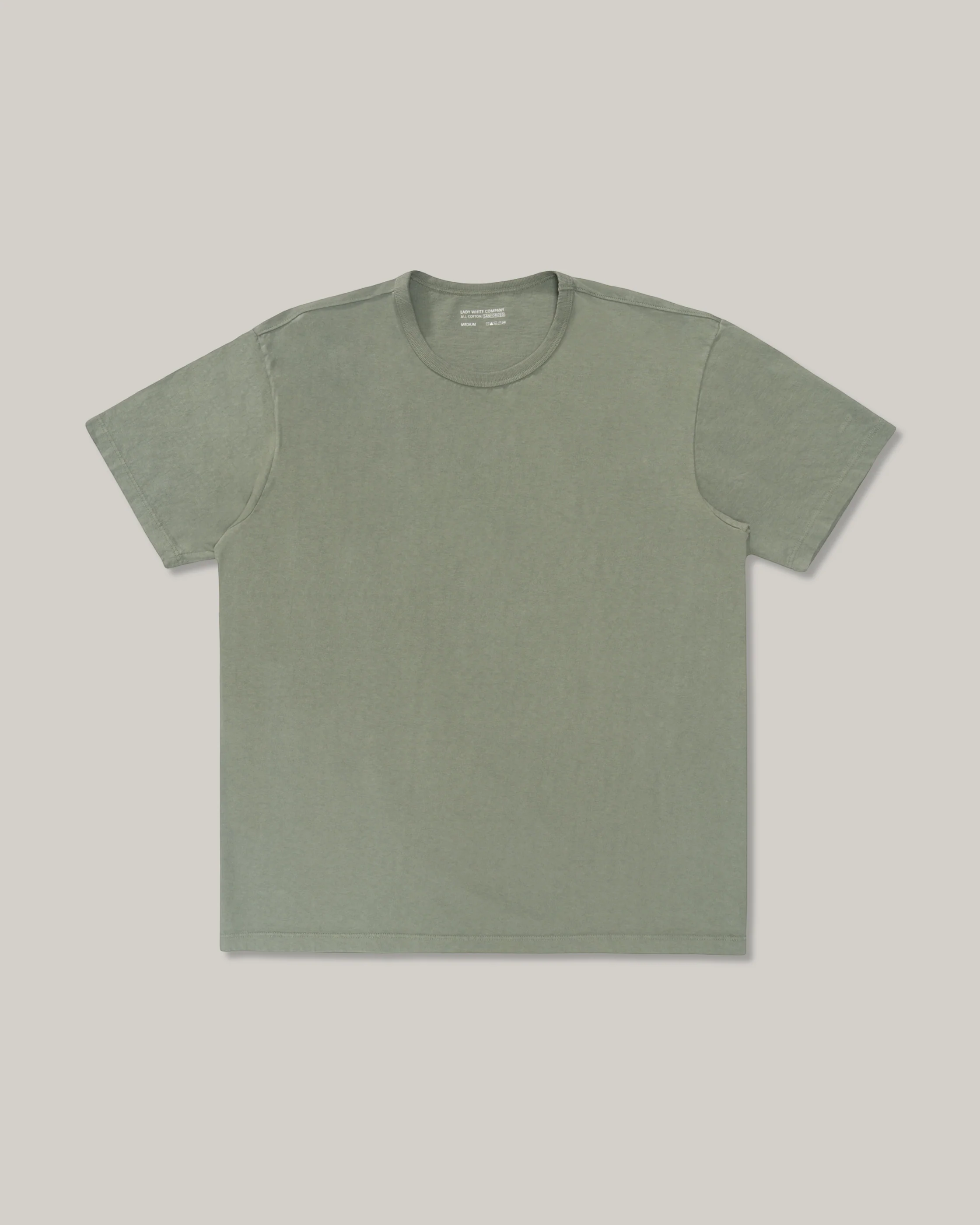 LADY WHITE CO. OUR T-SHIRT - DUSTY SAGE