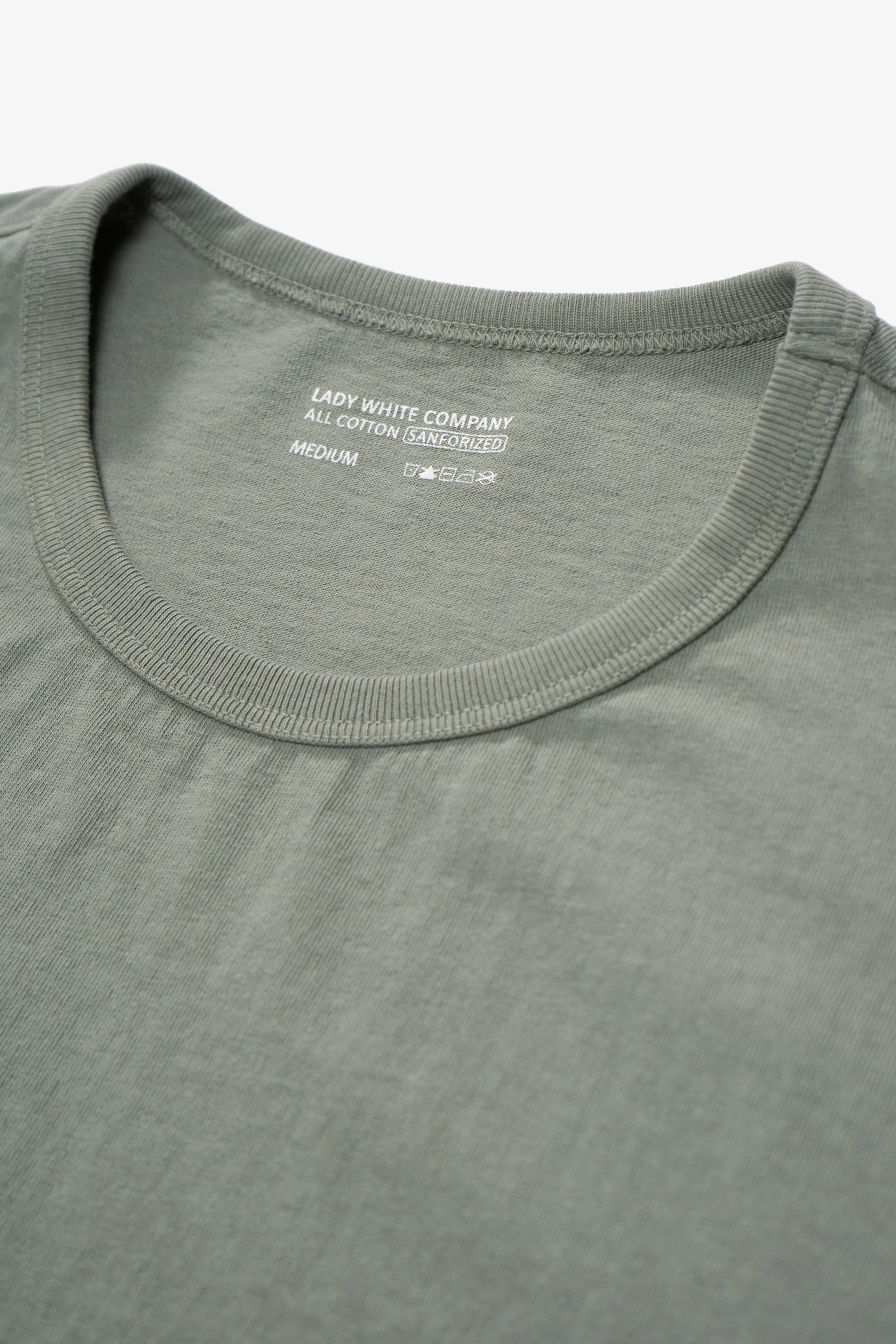 LADY WHITE CO. OUR T-SHIRT - DUSTY SAGE - Image 4