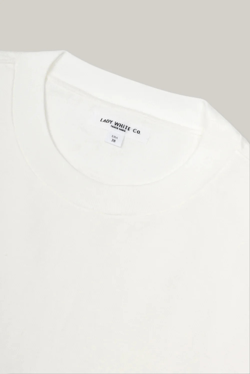 LADY WHITE CO. RUGBY T-SHIRT - WHITE - Image 3