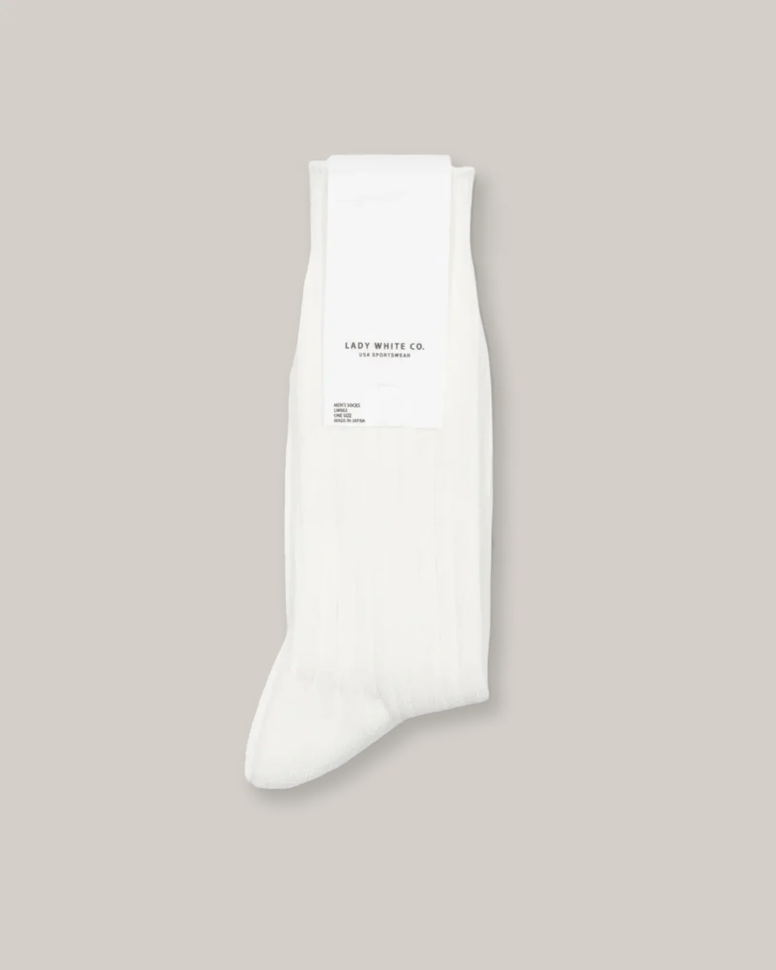 LADY WHITE CO. LW-C SOCK - WHITE