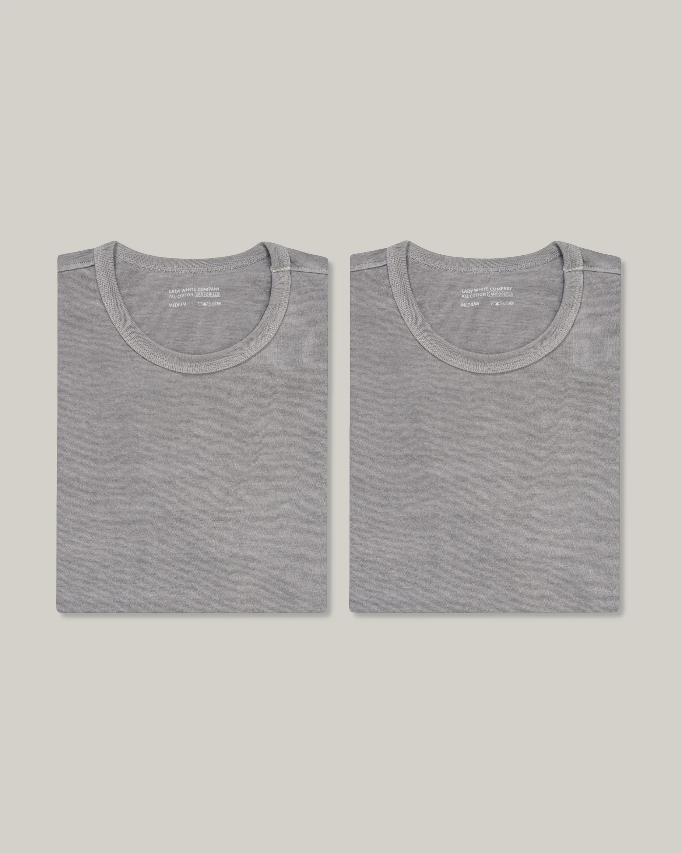 LADY WHITE CO. TEE 2 PACK - PIGMENT CHALK - Image 2