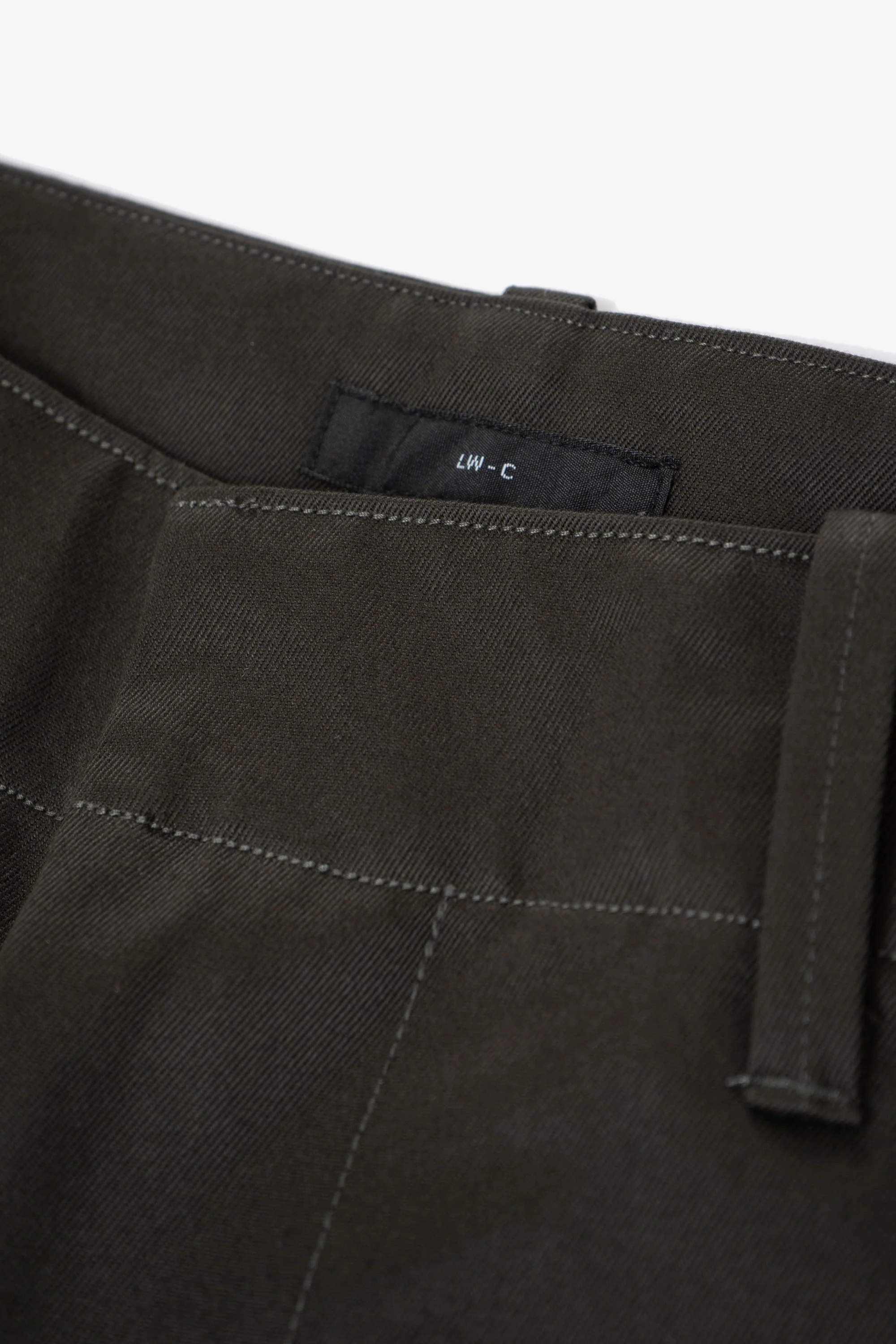 LADY WHITE CO. TWILL TROUSER - BLACK OLIVE - Image 3