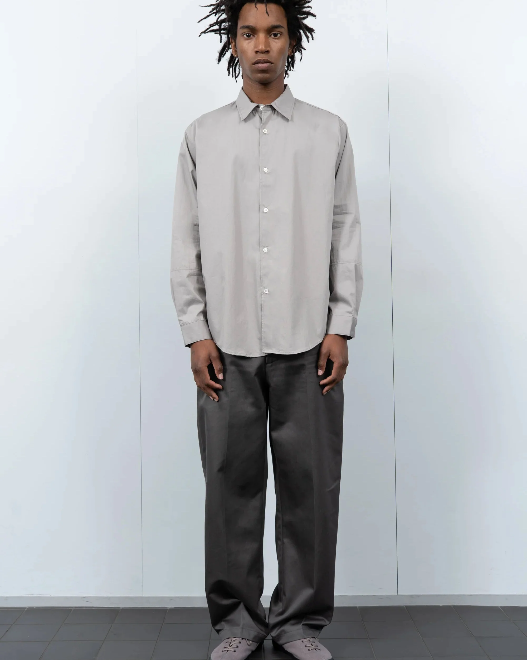 LADY WHITE CO. TWILL TROUSER - PEWTER - Image 2