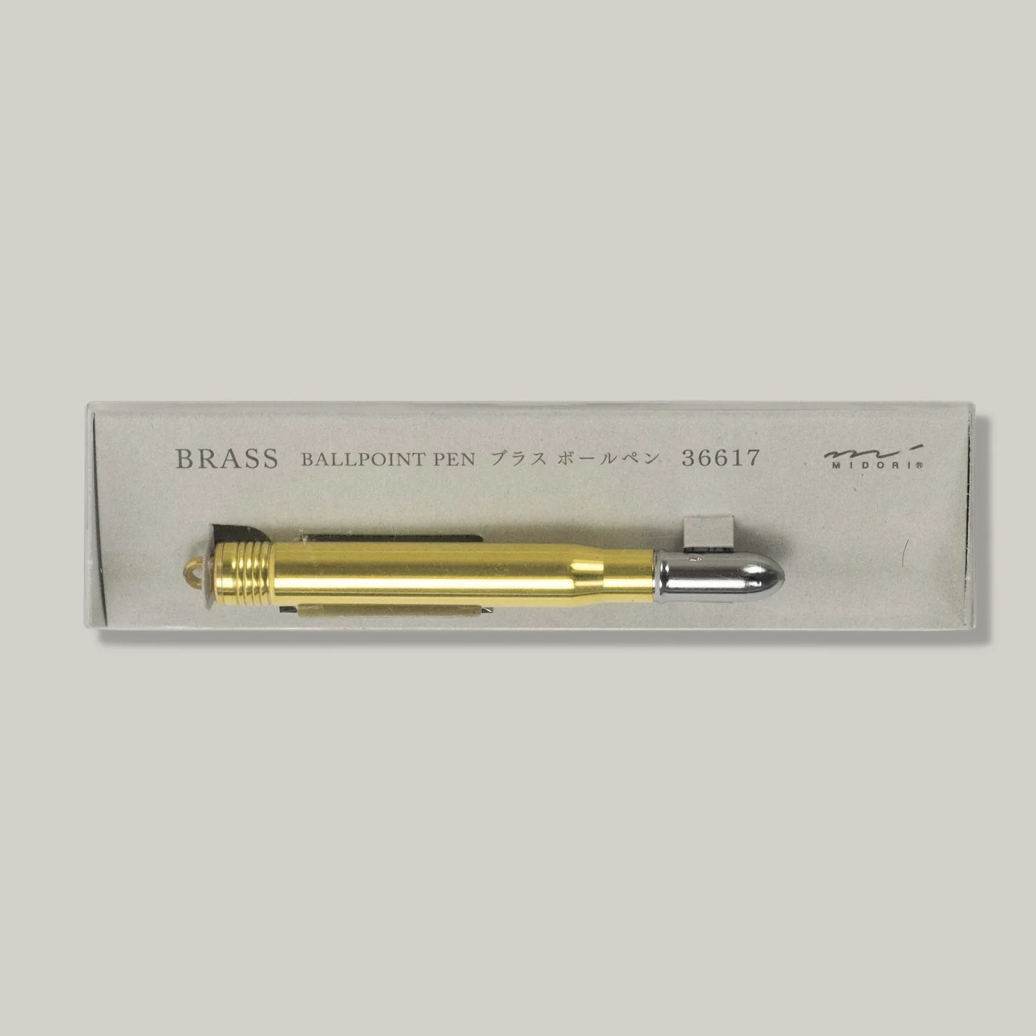 TRAVELER'S COMPANY BRASS BULLET PEN - Image 3