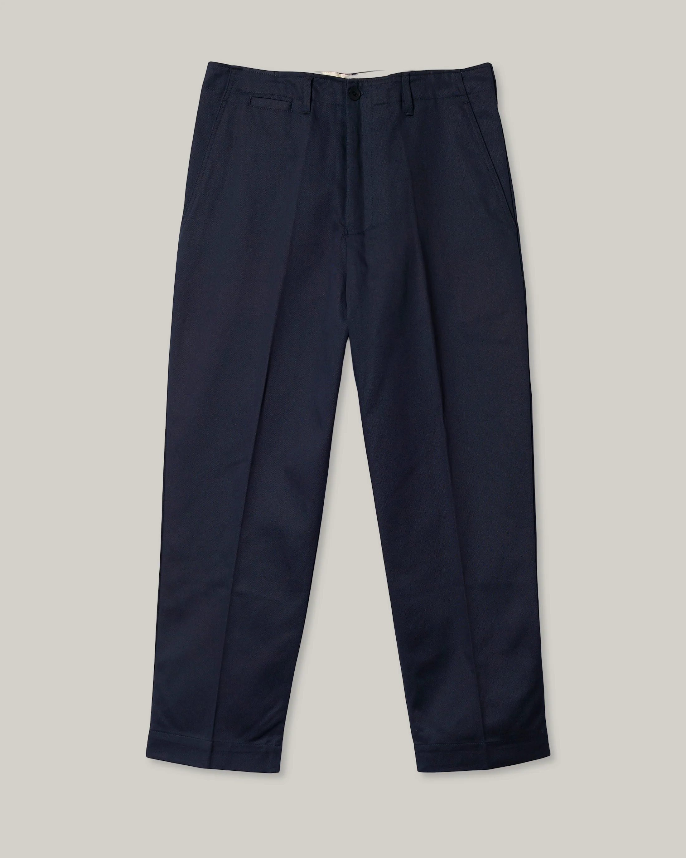MERZ B. SCHWANEN 1920's COTTON TWILL WORKER CHINO - DARK NAVY