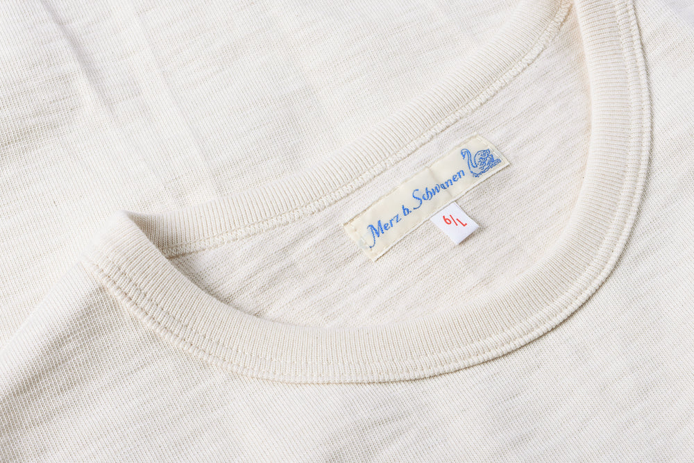 MERZ B. SCHWANEN 2S14 CREW NECK T-SHIRT RELAXED FIT - NATURE - Image 2