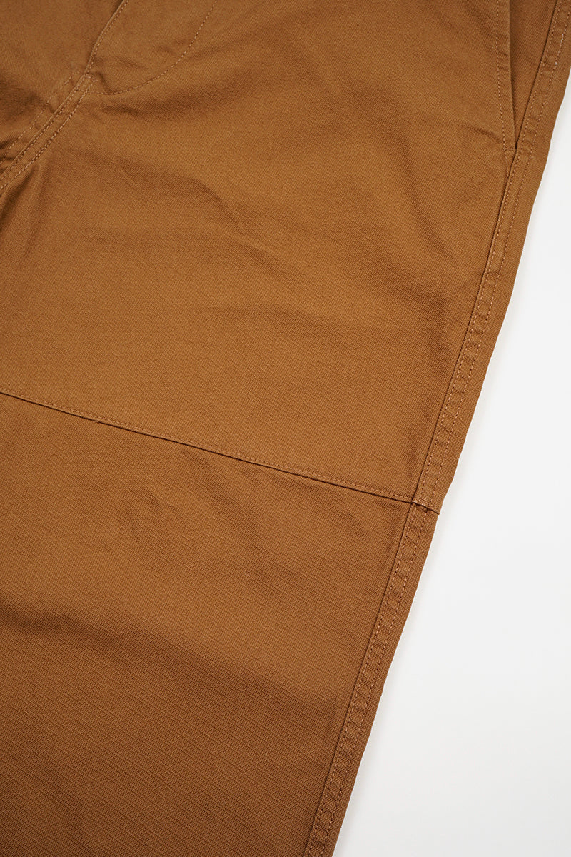 NIGEL CABOURN ANGLED POCKET TROUSER - DUCK CANVAS - BROWN - Image 5