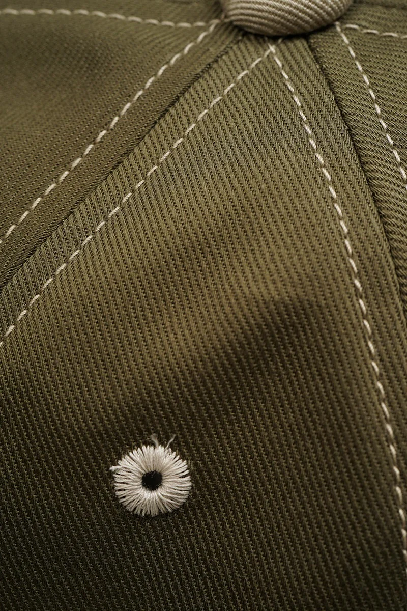 NIGEL CABOURN MAINLINE BASEBALL CAP - GREEN - Image 4
