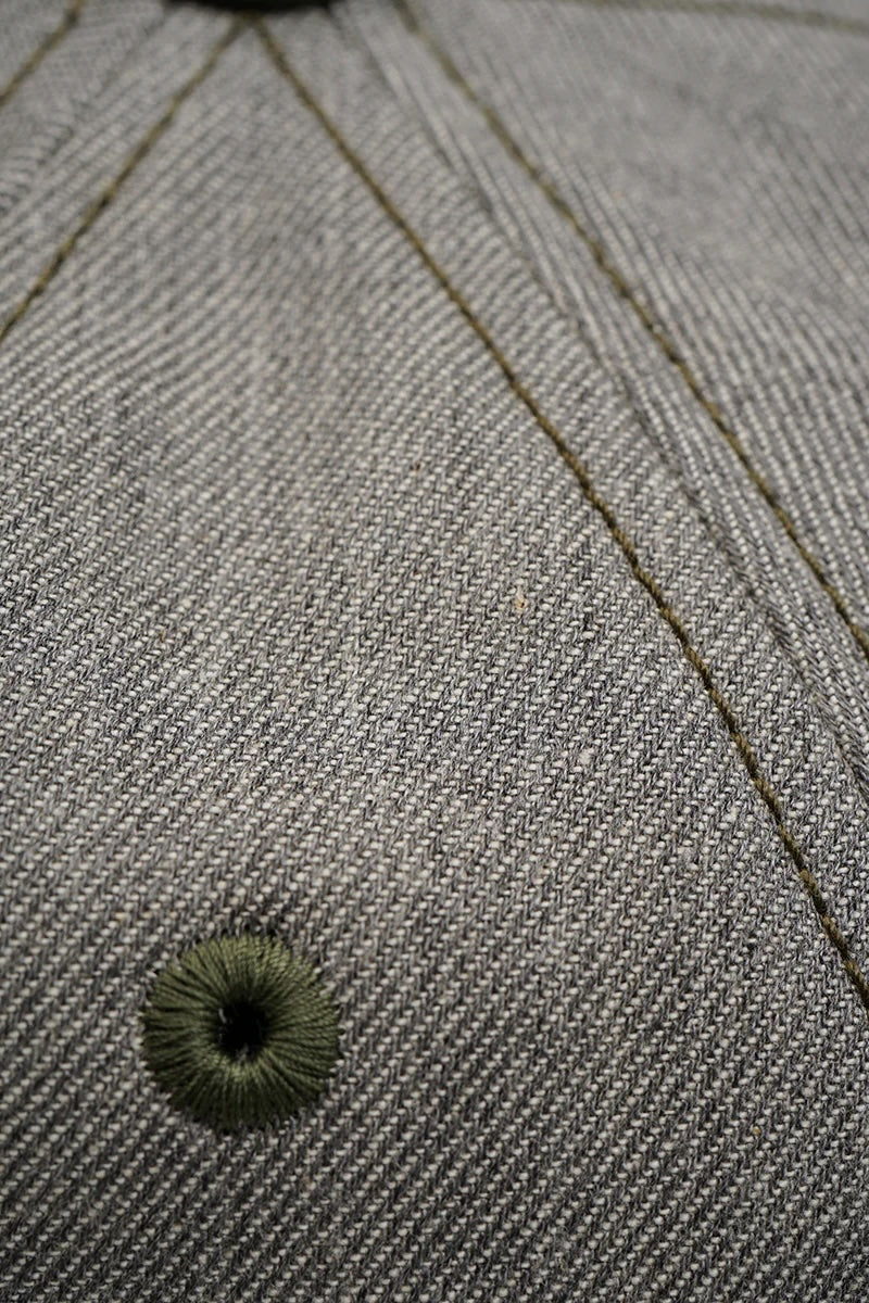 NIGEL CABOURN MAINLINE BASEBALL CAP - GREY - Image 4