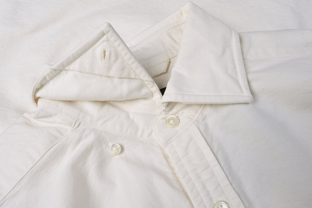 NIGEL CABOURN MAINLINE BRITISH OFFICERS SHIRT - WHITE - Image 3