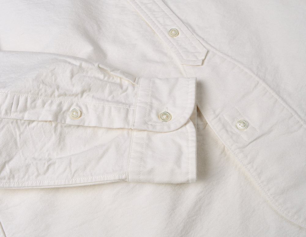 NIGEL CABOURN MAINLINE BRITISH OFFICERS SHIRT - WHITE - Image 6