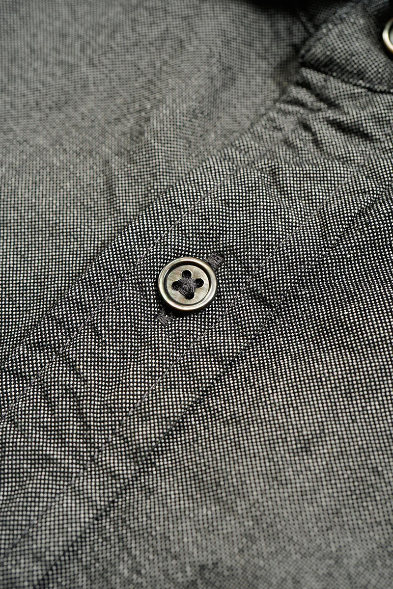 NIGEL CABOURN MAINLINE BRITISH OFFICERS SHIRT - BLACK - Image 5
