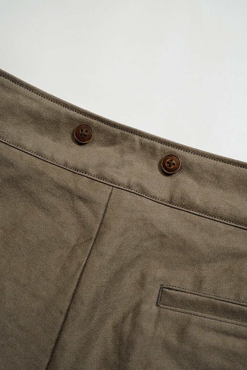 NIGEL CABOURN MAINLINE FISHERMAN PANT KURE KAKISHIBU - DARK BROWN - Image 8