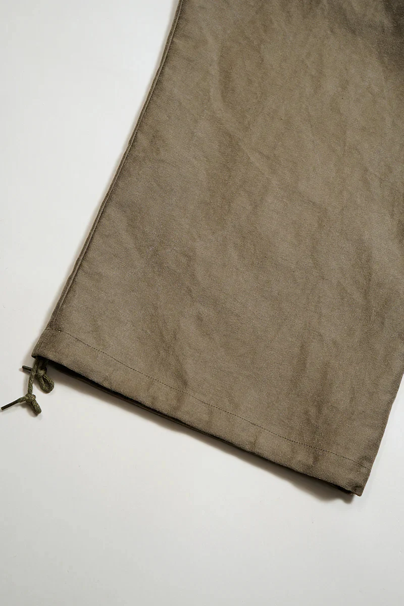 NIGEL CABOURN MAINLINE FISHERMAN PANT KURE KAKISHIBU - DARK BROWN - Image 9