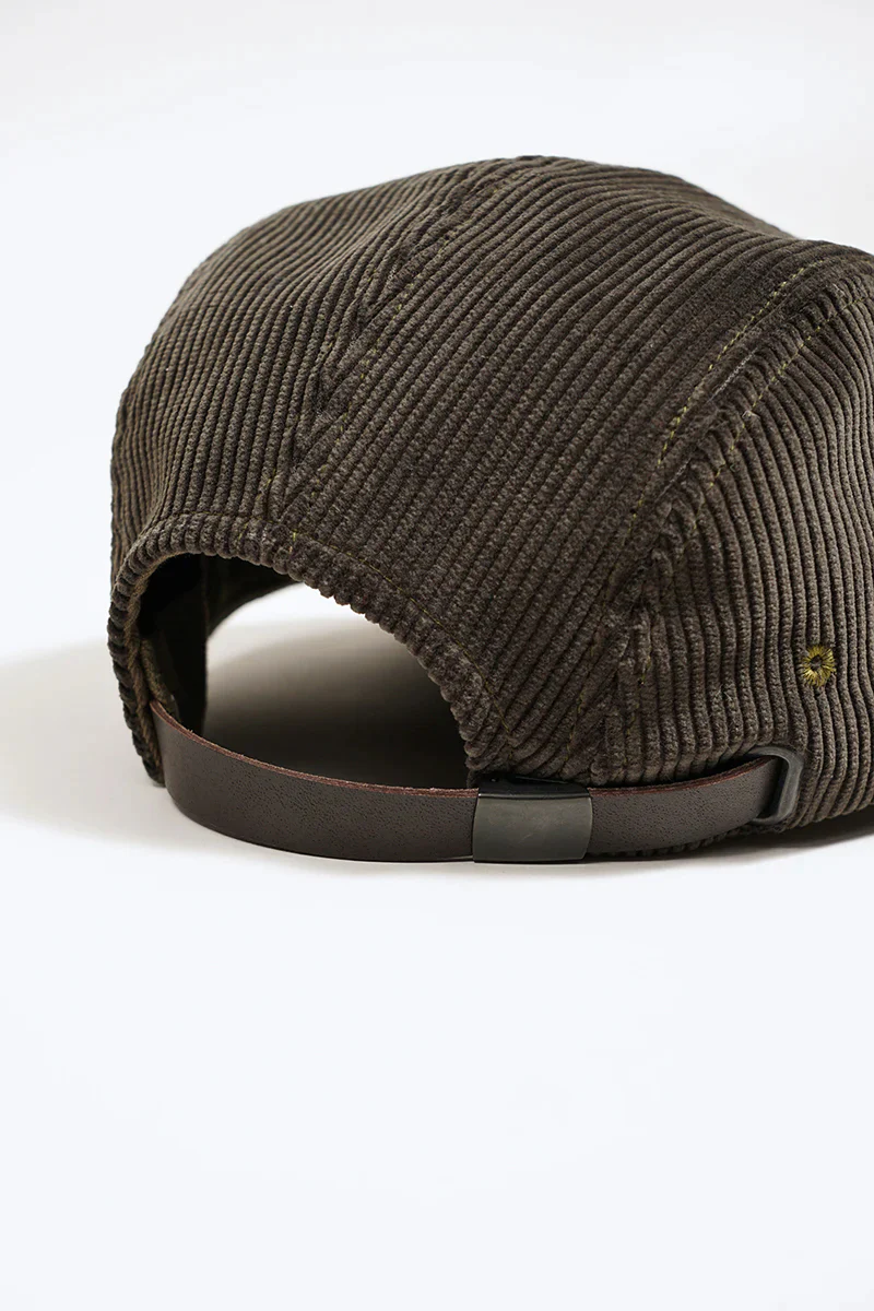 NIGEL CABOURN MAINLINE LOW CAP - 8W CORDUROY - CHARCOAL GREY - Image 3