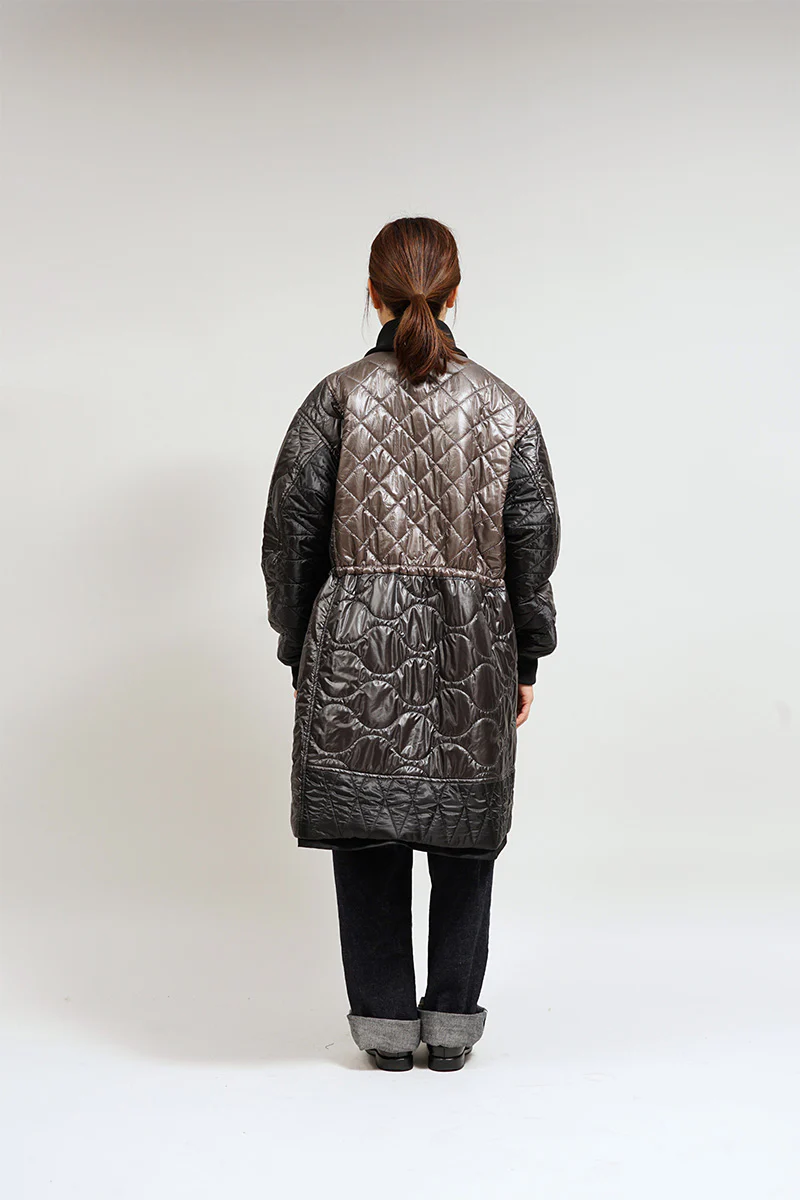 NIGEL CABOURN MAINLINE WOMENS MODIFIED REVERSIBLE COAT - BLACK - Image 6
