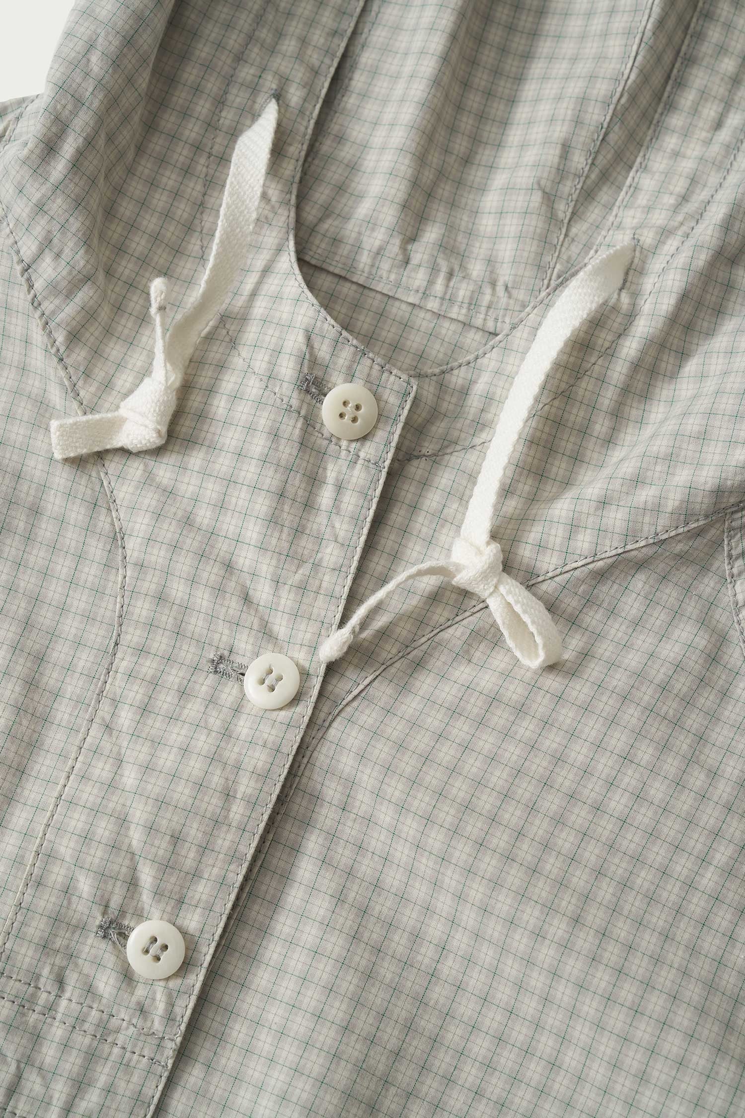 NOTHING WRITTEN CASTEL HOODIE ANORAK - CHECK - Image 3