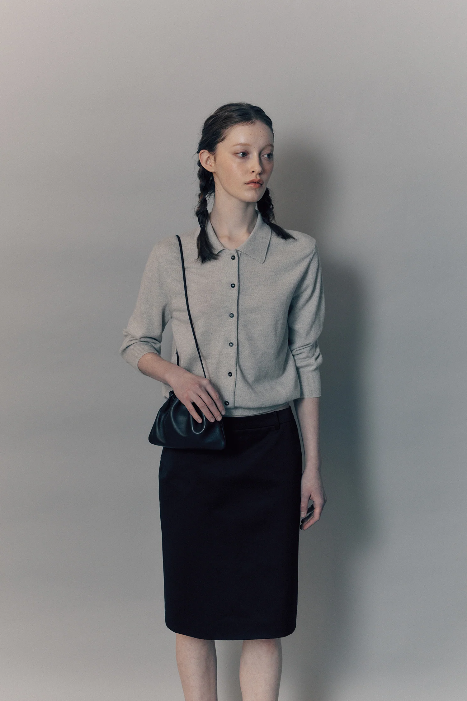 NOTHING WRITTEN NELLA STRAP MINI BAG - BLACK - Image 4