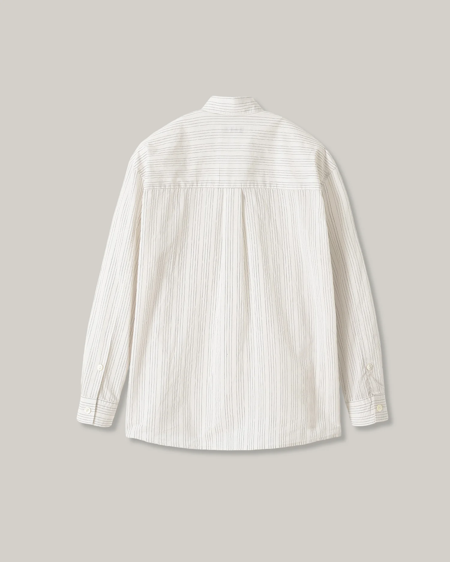 NOTHING WRITTEN TIMON STRIPED COTTON SHIRT - IVORY - Image 2