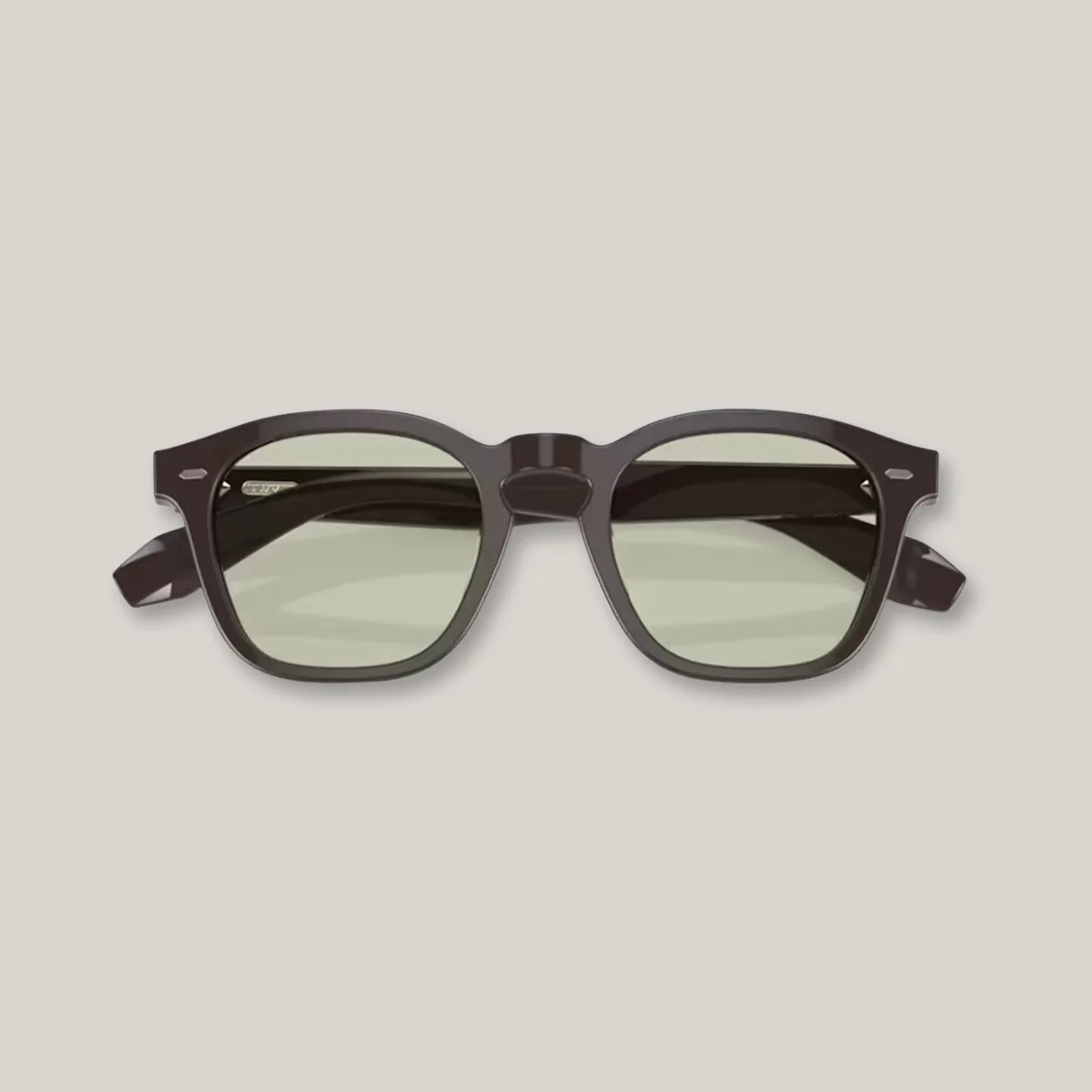 OLIVER PEOPLES N.03 KURI BROWN W/DEMO LENS - GREEN WASH - Image 3