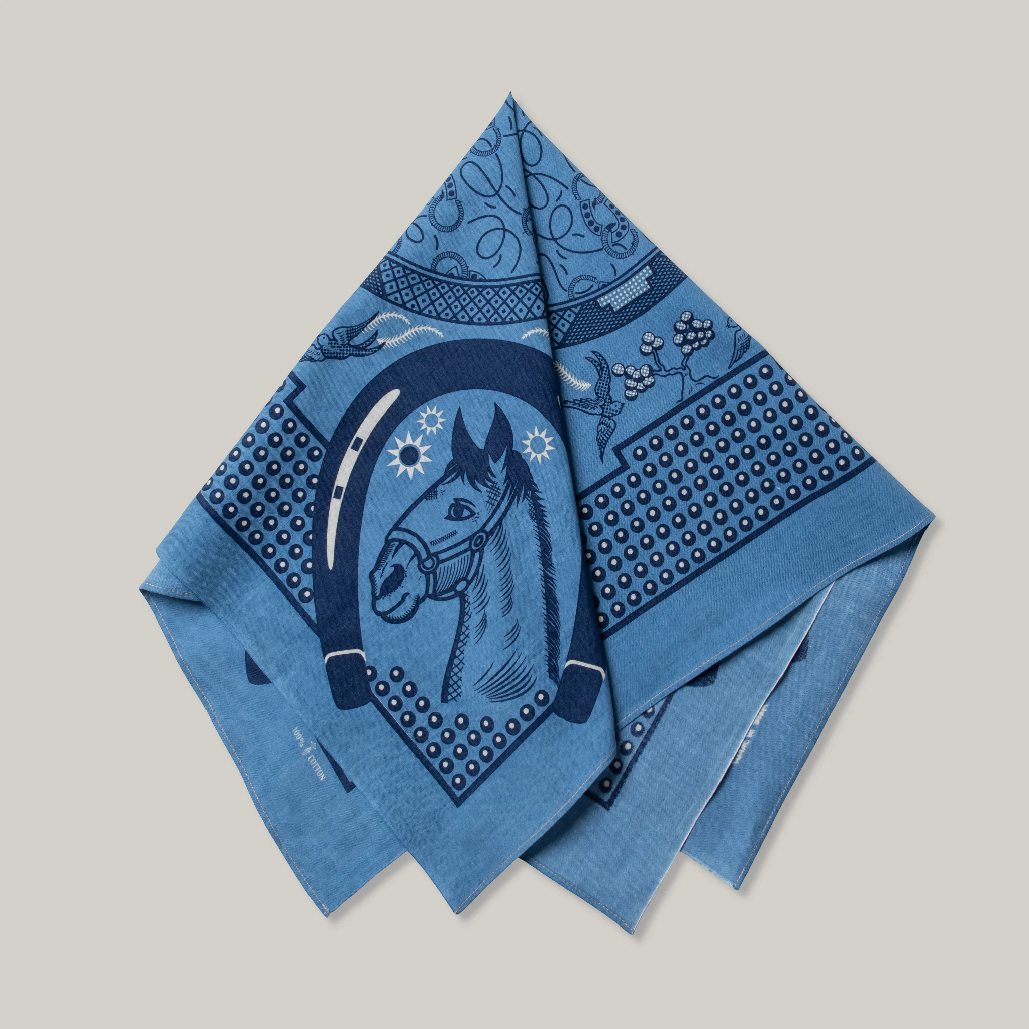 ONE EAR BRAND "UMA" - EQUESTRIAN BLUE - Image 2