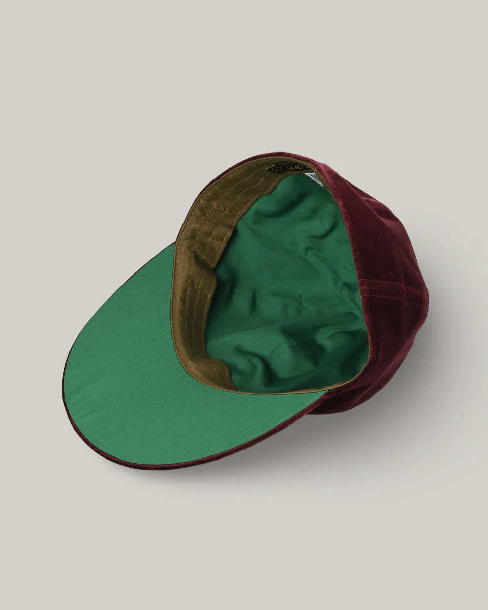 PAPA NUI KOREA '51 CAP - BURGUNDY VELVET - Image 6