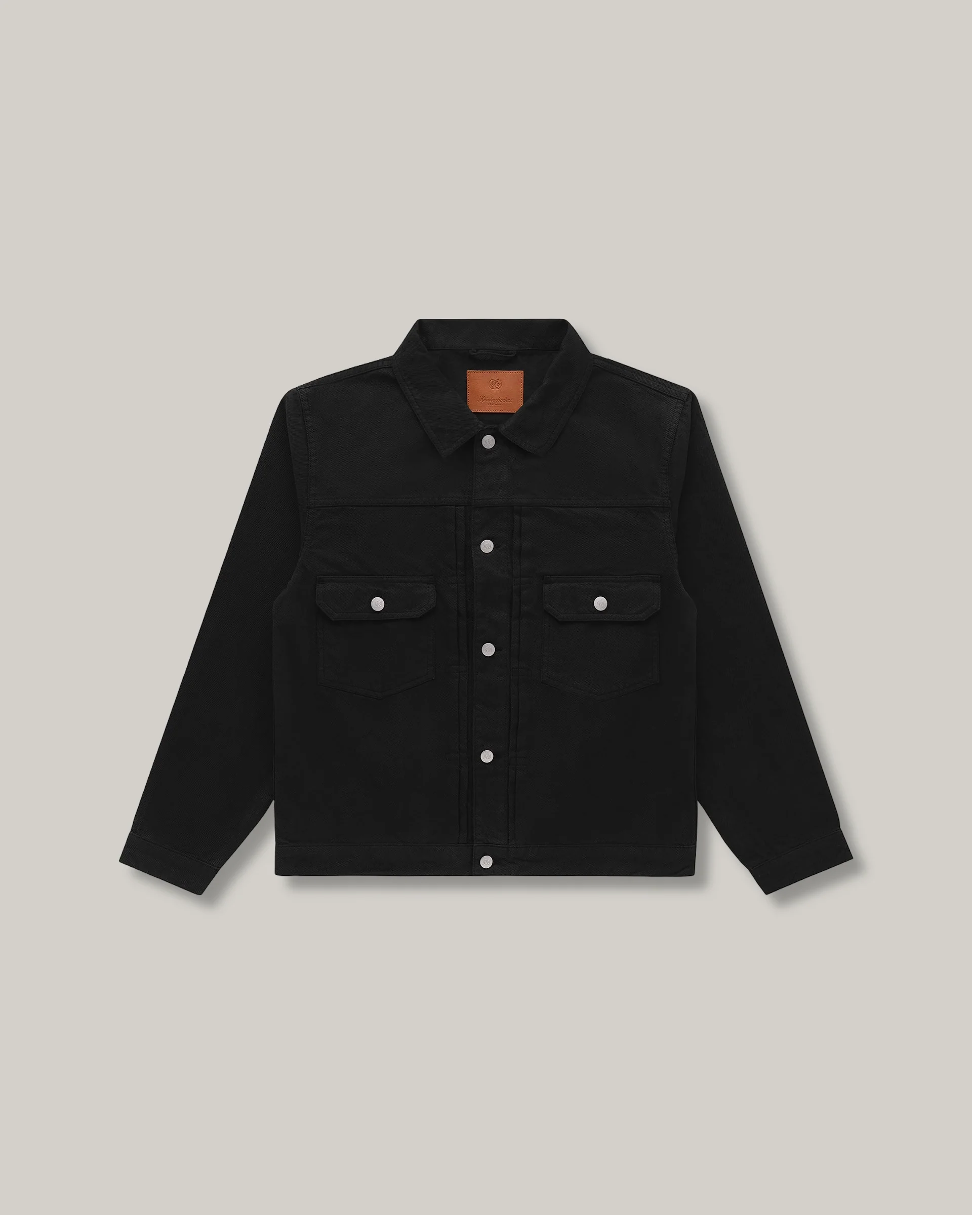 KNICKERBOCKER PLEATED TWILL TRUCKER - BLACK