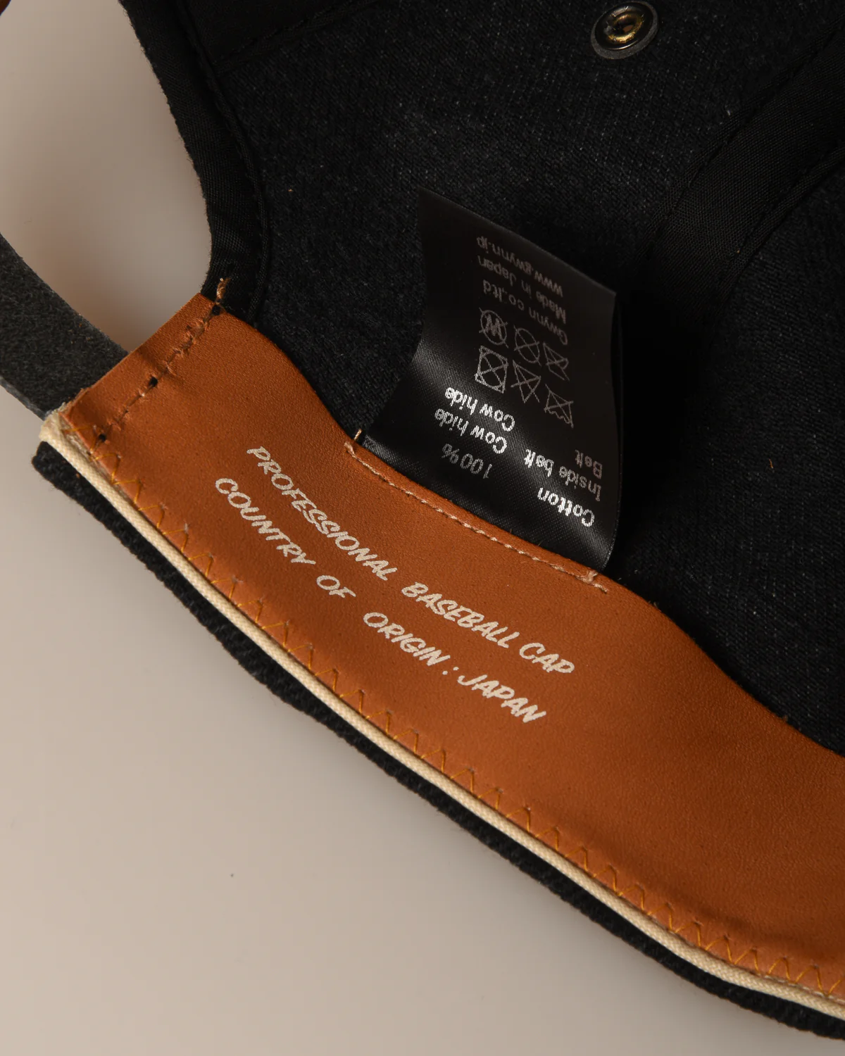 POTEN 90's DENIM CAP - BLACK - Image 7