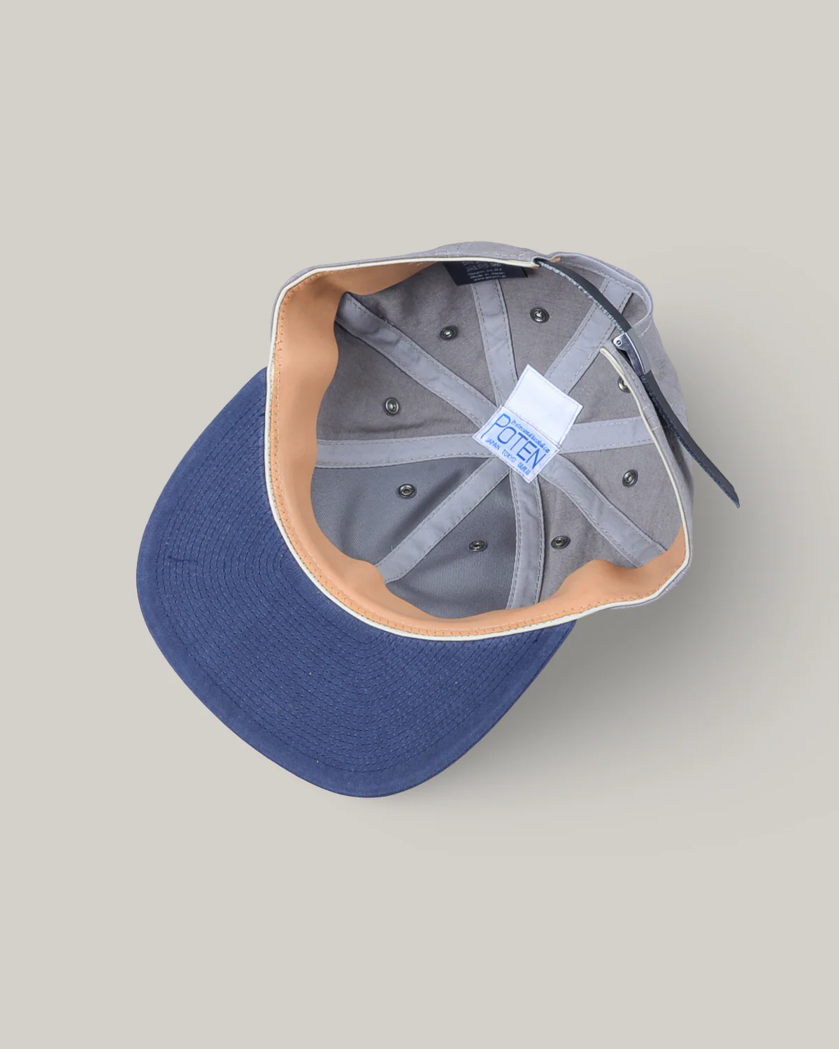 POTEN COTTEN WASHER CAP - NAVY - Image 3