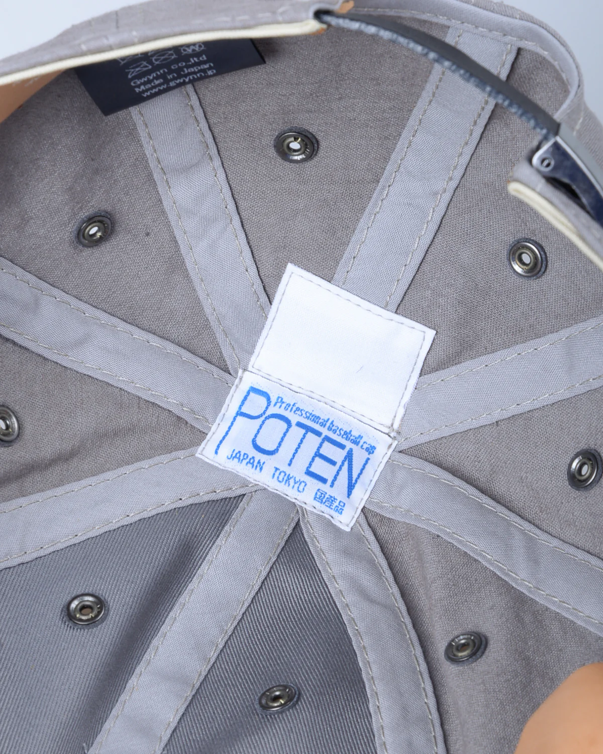 POTEN COTTEN WASHER CAP - NAVY - Image 9