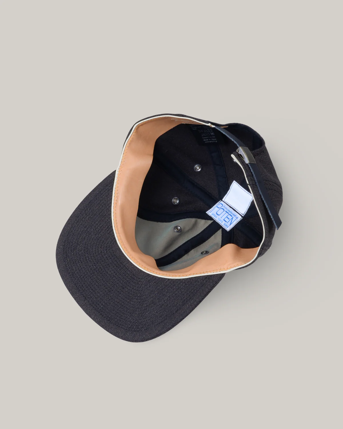 POTEN VINTAGE TWILL CAP - BROWN - Image 3