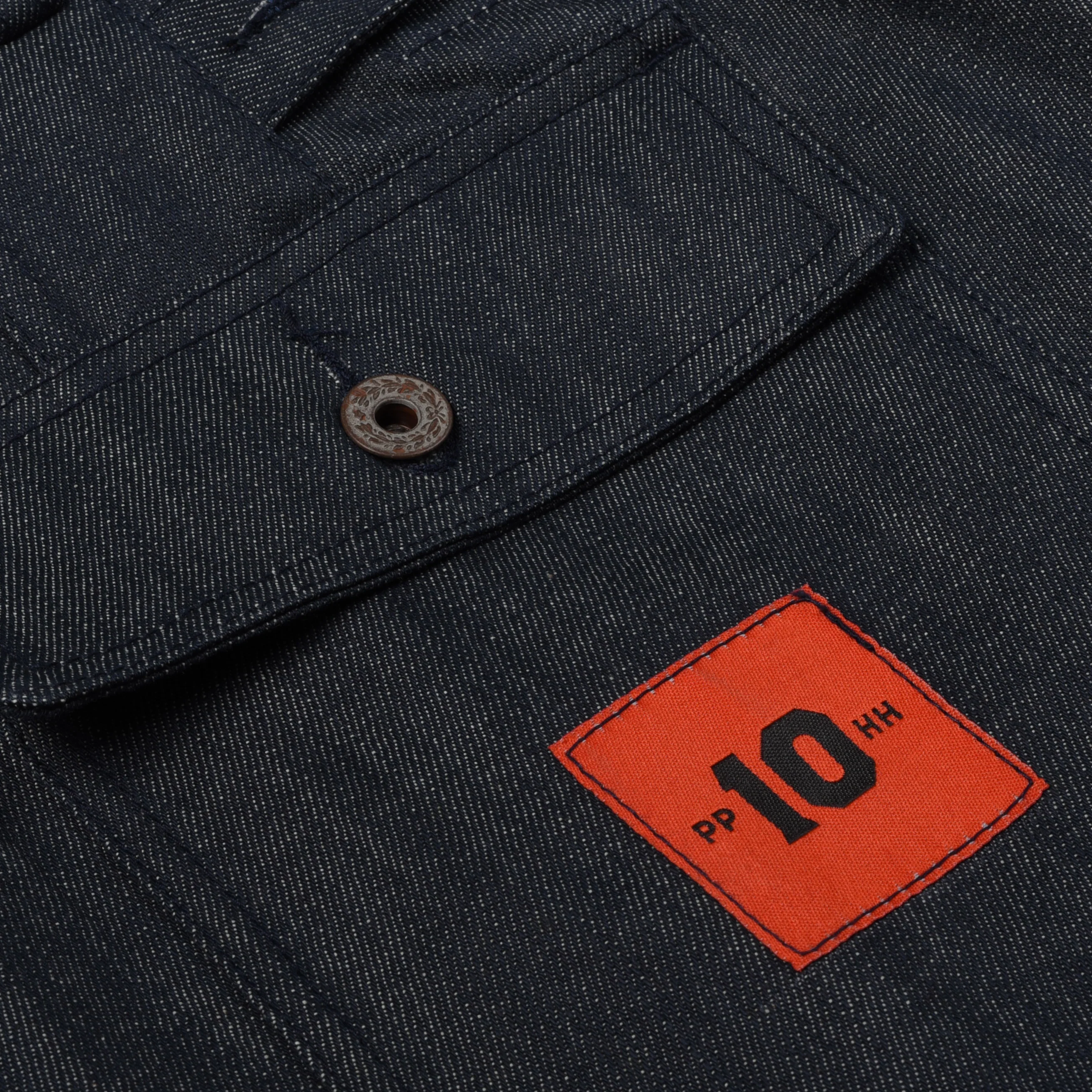 PPHH x W'MENSWEAR UNISEX FREEDOM FLIGHT TROUSER - BLUE DENIM - Image 5