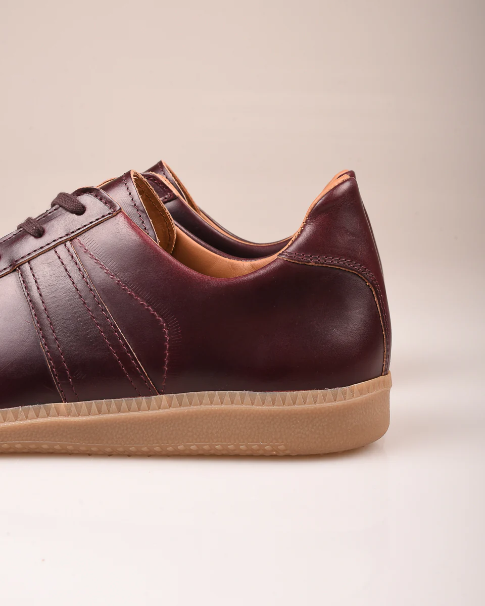 REPRODUCTION OF FOUND - GERMAN MILITARY TRAINER - BURGUNDY HORWEEN - Image 6