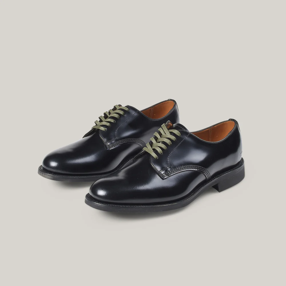 SANDERS FEMALE MILITARY DERBY SHOE - BLACK - Image 5