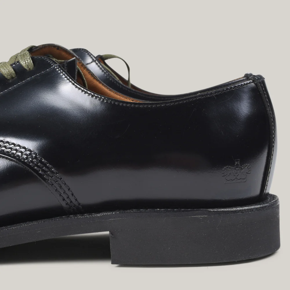 SANDERS FEMALE MILITARY DERBY SHOE - BLACK - Image 7