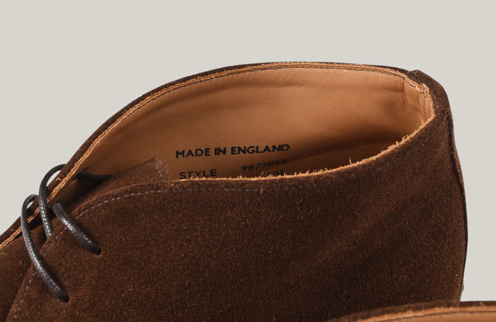 SANDERS MENS POLO SUEDE BRIT CHUKKA BOOT - SNUFF - Image 6