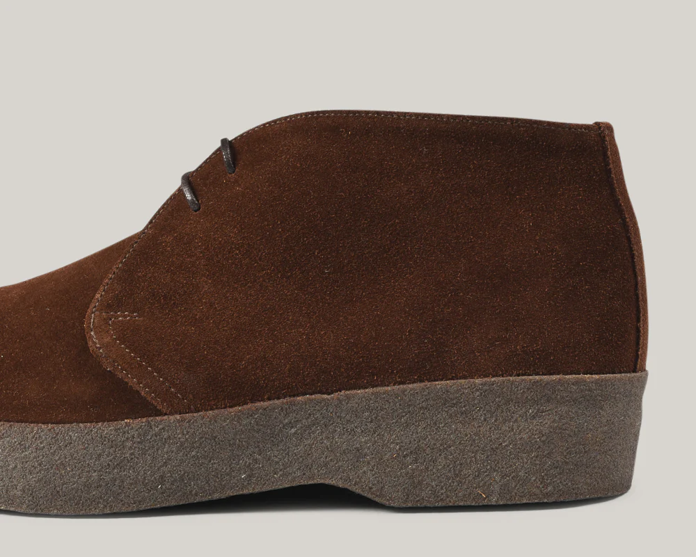 SANDERS MENS POLO SUEDE BRIT CHUKKA BOOT - SNUFF - Image 7