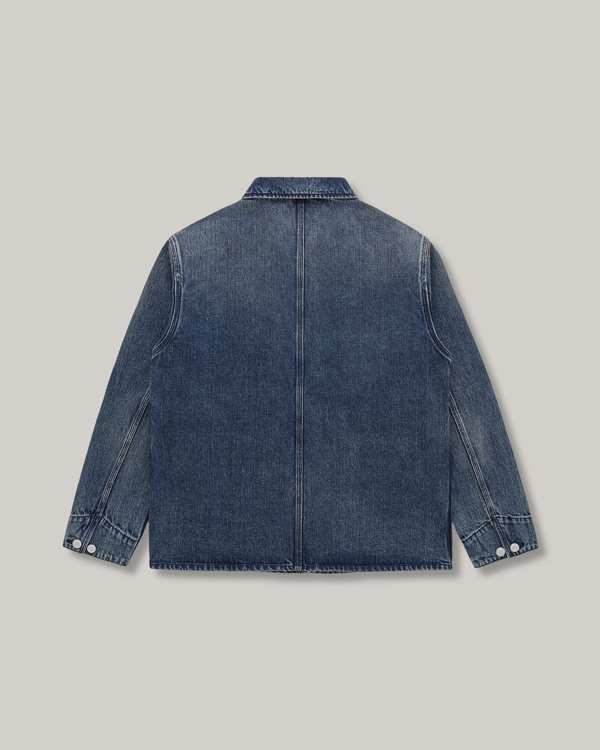 KNICKERBOCKER SHOP DENIM CHORE COAT - VINTAGE WASH - Image 2
