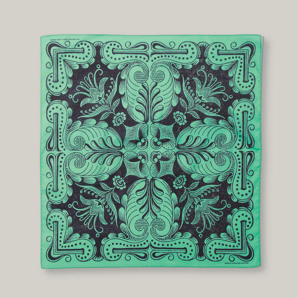 SNAIL BRAND BANDANA - GREEN