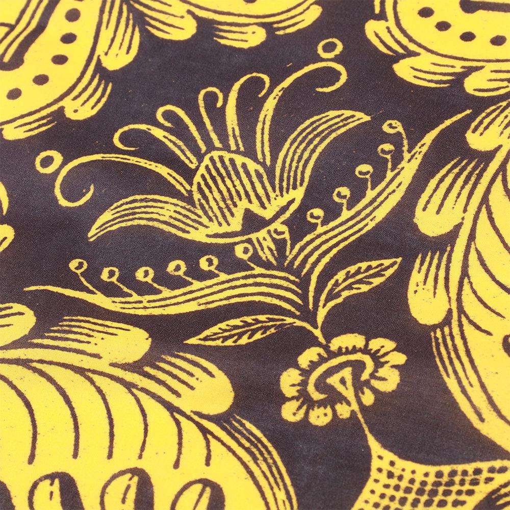 SNAIL BRAND BANDANA - YELLOW/ BROWN - Image 2