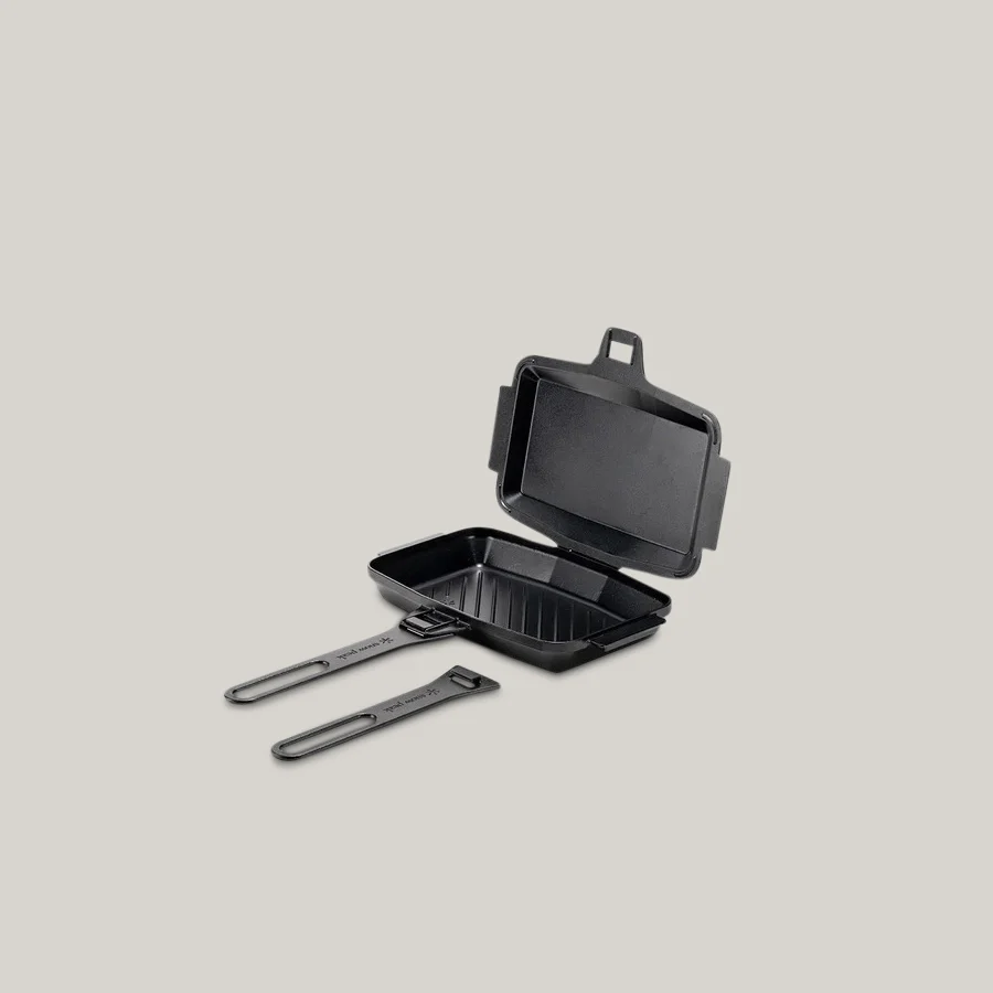 SNOW PEAK CAST IRON SANDWICH SKILLET - Image 4