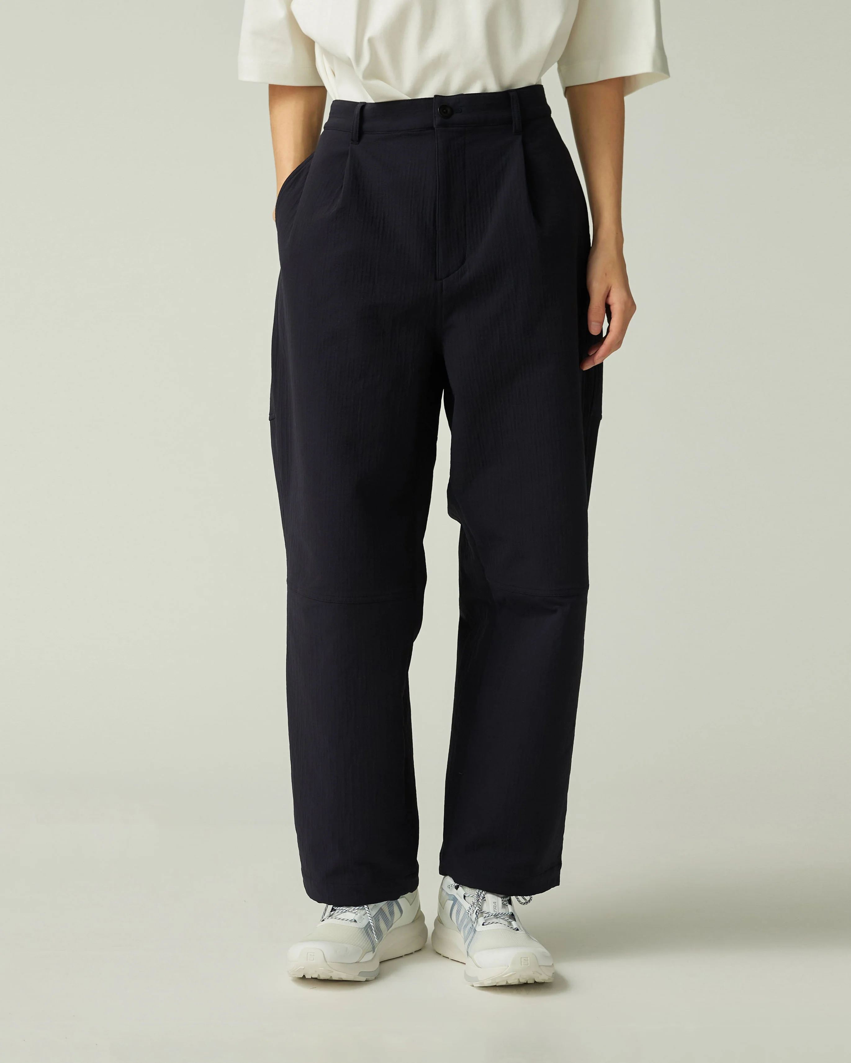 SNOW PEAK EASY CLOTH PANTS - DARK NAVY - Image 4