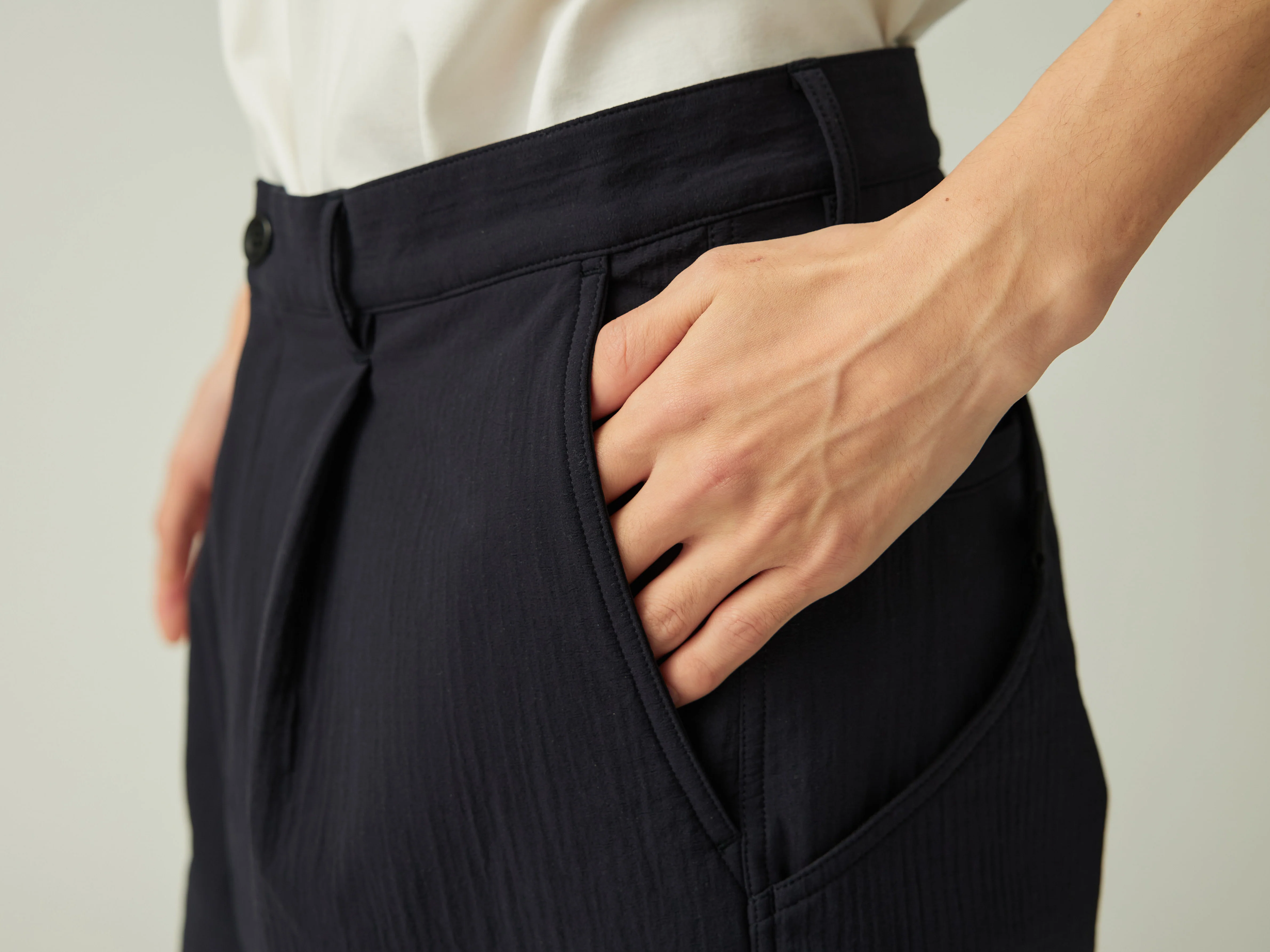 SNOW PEAK EASY CLOTH PANTS - DARK NAVY - Image 9