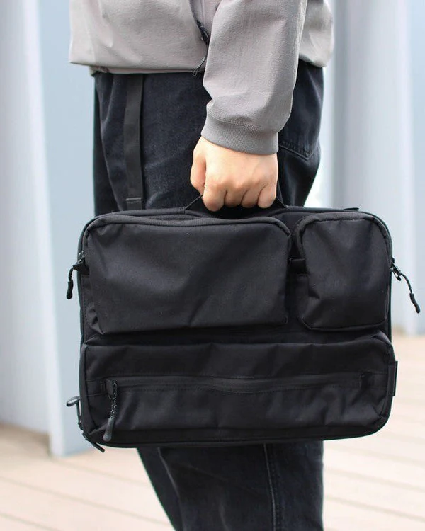 SNOW PEAK EVERYDAY USE LAPTOP CASE - BLACK - Image 2