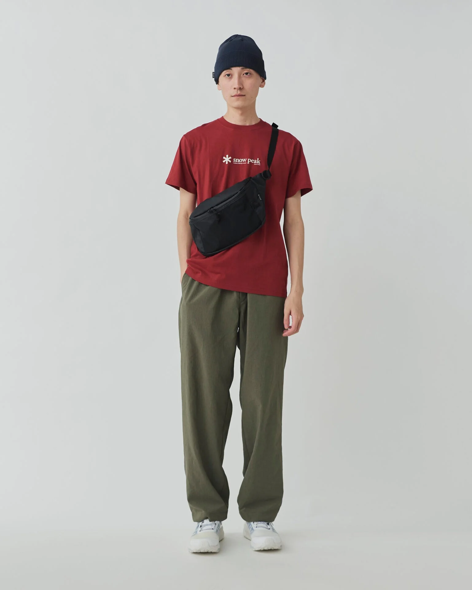 SNOW PEAK ECOPAK WAIST BAG - BLACK - Image 2