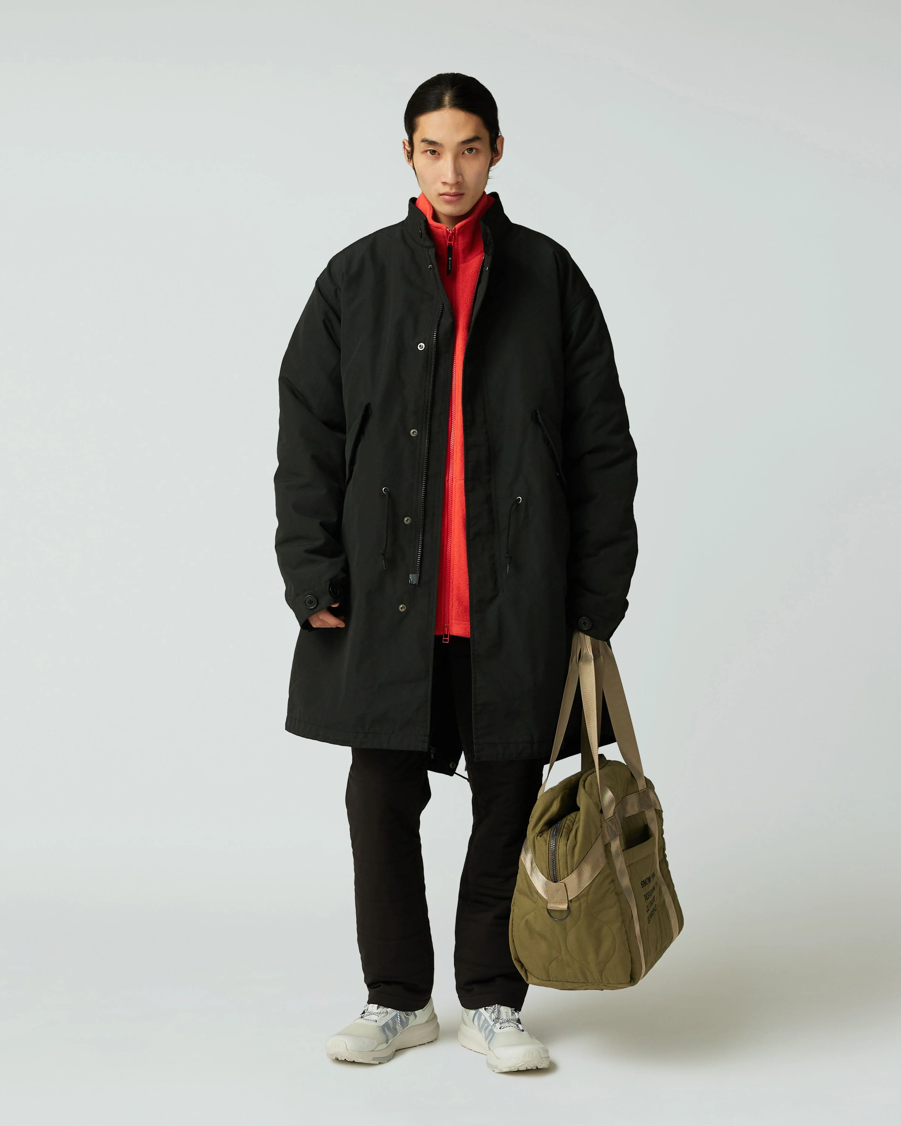 SNOW PEAK QUILTED RIPSTOP DUFFLE - OLIVE - Image 7