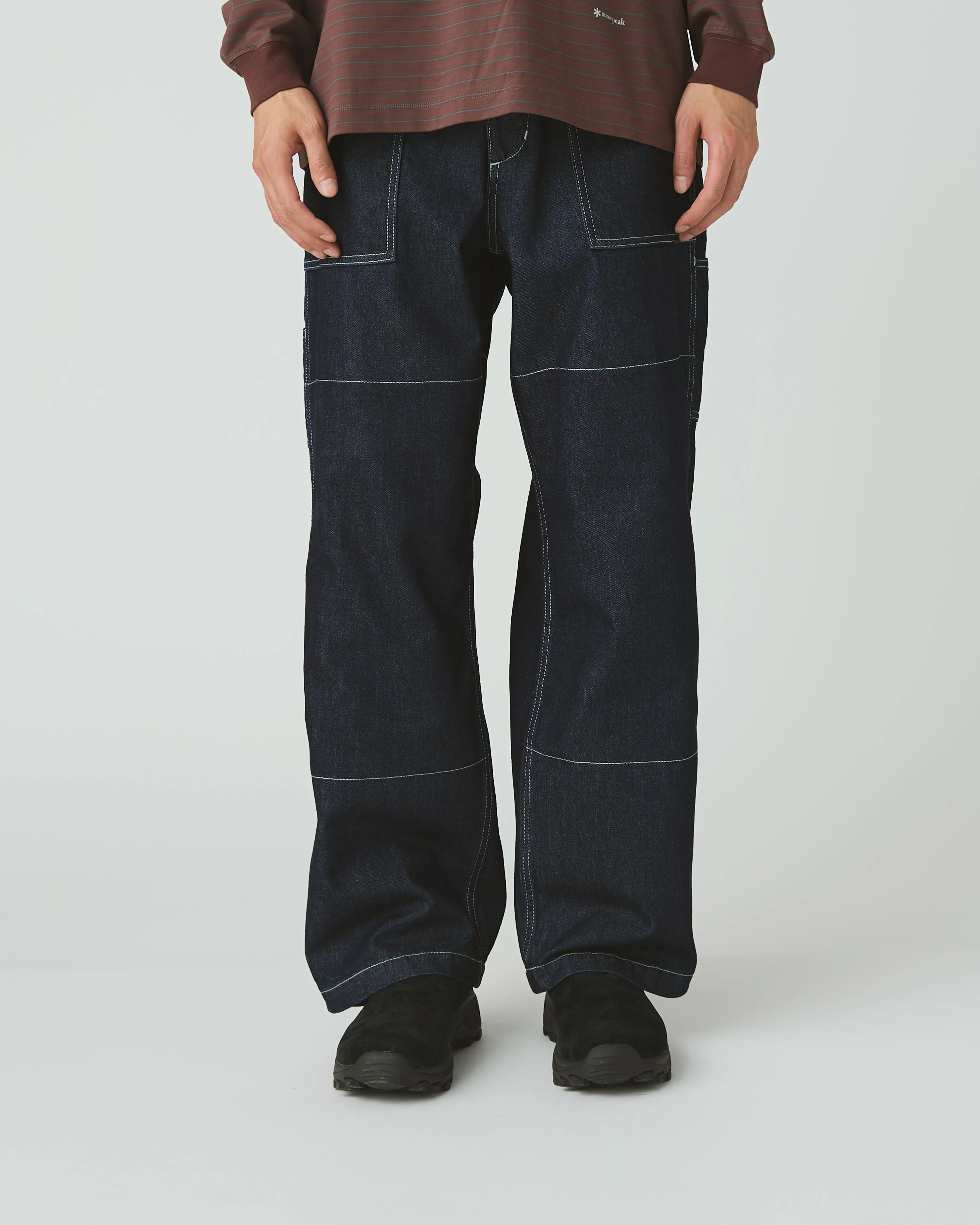 SNOW PEAK TAKIBI DENIM PANTS - INDIGO - Image 5